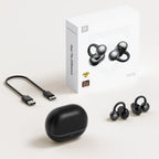 Soundpeats POP Clip Open-Ear Wireless Earbuds, Bluetooth 5.4, Single Mic ENC Noise Cancelling, Game Mode, Fast Charging, IPX5 Waterproof, 30H Playtime for Sports & Daily Use