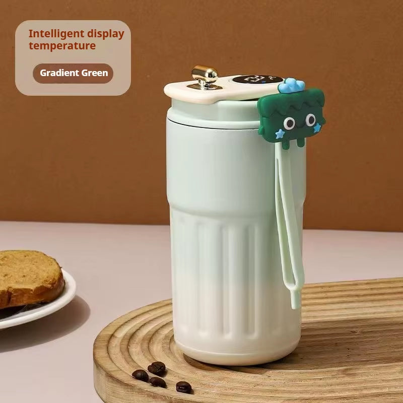 450ML Stainless Steel Thermo Water Bottle LED Temperature Display Coffee Cup Keep Cold and Heat Thermal Mug Travel Vacuum Flask
