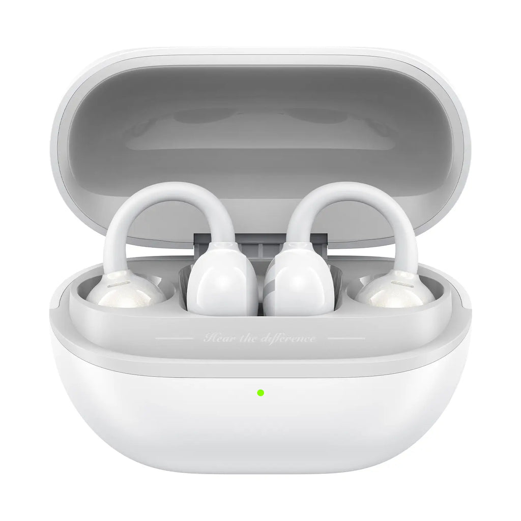 Soundpeats POP Clip Open-Ear Wireless Earbuds, Bluetooth 5.4, Single Mic ENC Noise Cancelling, Game Mode, Fast Charging, IPX5 Waterproof, 30H Playtime for Sports & Daily Use